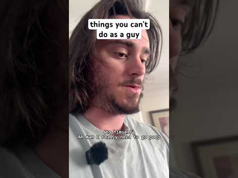 things you can’t do as a guy #shorts #comedy #funny