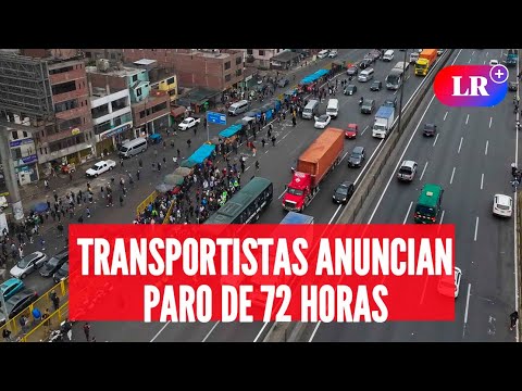 TRANSPORTISTAS anuncian PARO de 72 horas | #EnVivoLR