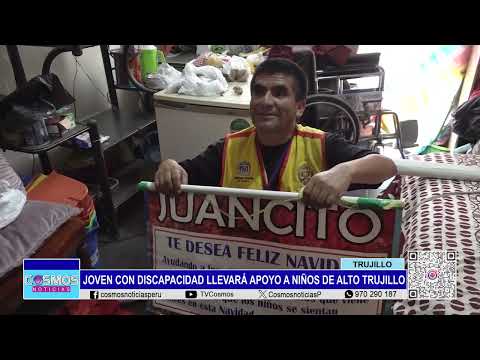 Trujillo: joven con discapacidad llevará apoyo a niños de Alto Trujillo