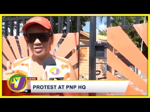 PNP Activist Leads Protest at PNP HQ | TVJ News - Sept 28 2021