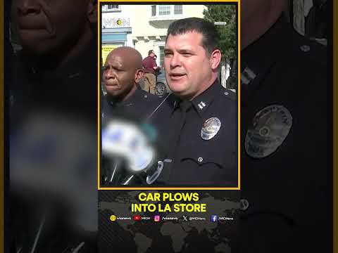 3 Dead, 6 Hurt After Car Hits Bicyclist and Crashes Into Los Angeles Grocery Store | WION Shorts