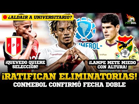 ¡SE JUEGAN LAS CLASIFICATORIAS! | KEVIN QUEVEDO SELECCIÓN PERUANA | CARLOS LAMPE BOLIVIA VS PERÚ