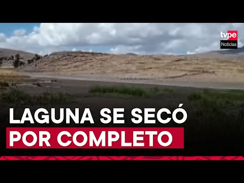 Puno: laguna Huacani se secó por déficit hídrico