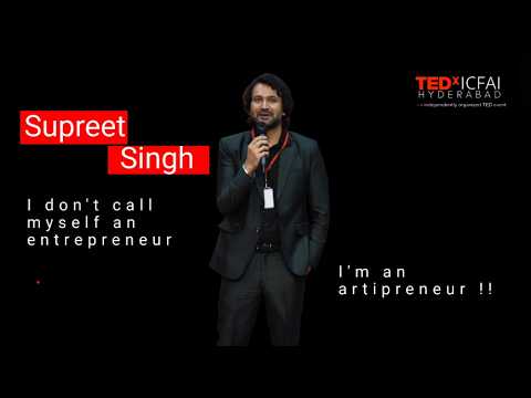 Not an Entrepreneur: A Journey Shaped by Risk, Not Labels | Supreet Singh | TEDxICFAI