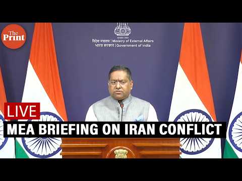 LIVE: MEA’s Randhir Jaiswal On Iran Conflict, Stranded Indian Students & Crude Oil