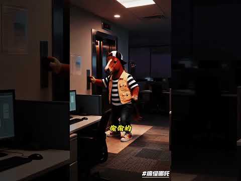 当上班就像恐怖电影一样 #aimbotpotente #aimbotfreefire #aivideo #ai