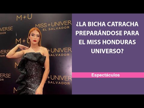 ¿La Bicha Catracha preparándose para el Miss Honduras Universo?