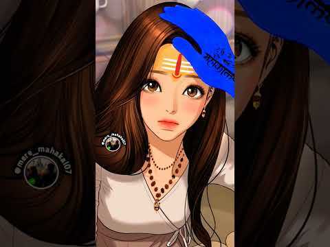 🔱 महादेव अपने भक्तों को आशीर्वाद दे रहे हैं #Mahadev #ShivShankar #Bholenath #RedCrescent #Depressi