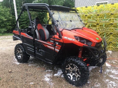 2017 Kawasaki Teryx LE 800 122 mile ride for sushi!