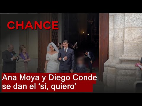 Ana Moya y Diego Conde se dan el ‘sí, quiero’