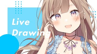 【お絵かき】オリジナルのリジェちゃんを描く【Live drawing】