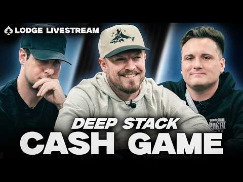 New Video from Andrew Neeme: MAX ACTION Deep Stack Cash Game | LODGE LIVESTREAM