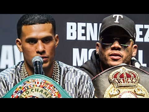 The FULL David Benavidez vs David Morrell HEATED PRESSER CONFRONTATION & First Face Off