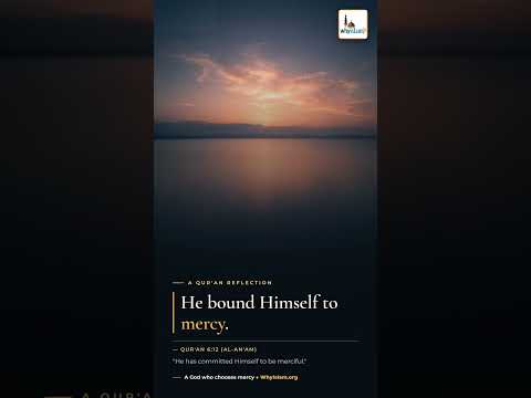 He bound Himself to mercy.