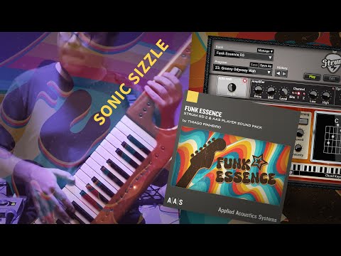 Sonic Sizzle—Thiago Pinheiro jams with his Funk Essence sound pack for Strum GS-2