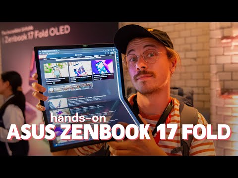 Asus Zenbook 17 Fold OLED hands-on: A giant foldable at an insane
price