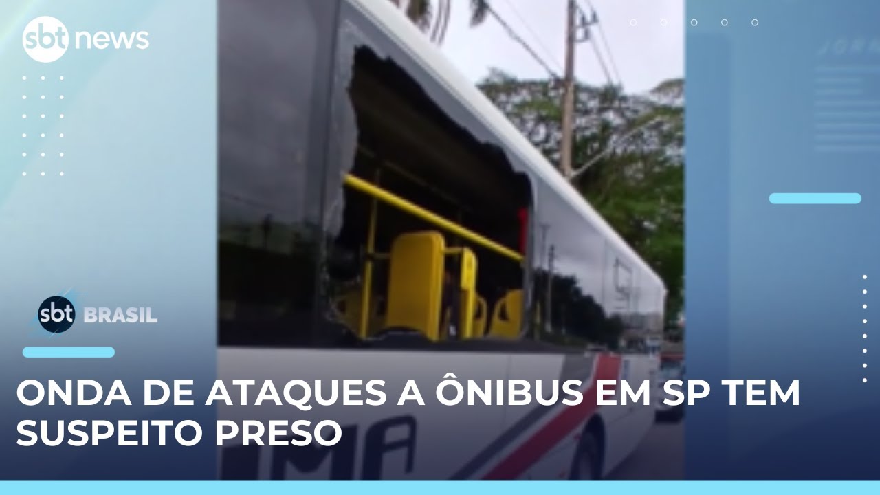 Homem é preso suspeito de participar de ataques de ônibus em São Paulo | #SBTBrasil