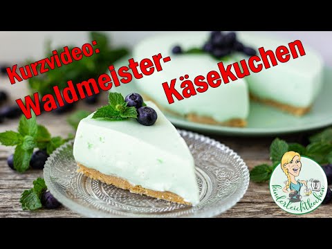 Kurzvideo: No bake Waldmeister-Käsekuchen mit dem Thermomix