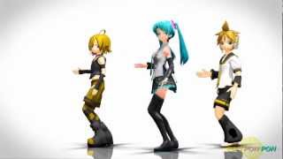 [MMD] PONPONPON - Hatsune Miku, Nero Akita, Len Kagamine