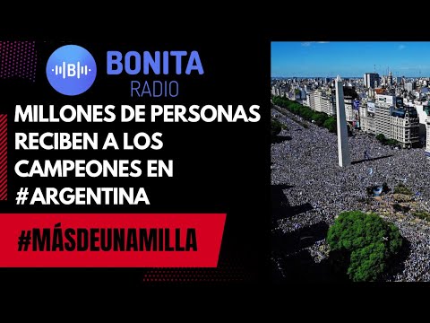 MDUM Apoteósico recibimiento a los campeones del mundo en Argentina