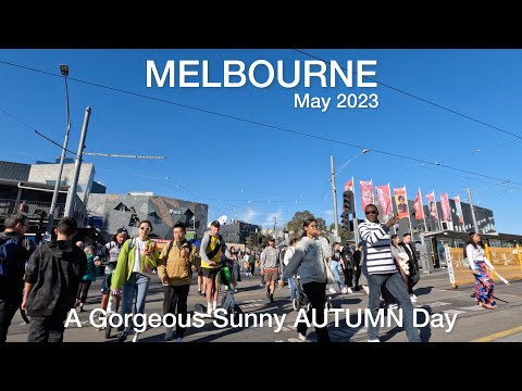 Sunny Autumn Day in Melbourne 2023