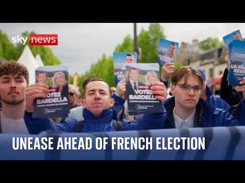 Growing unease in Paris suburbs over National Rally's lead ahead of election