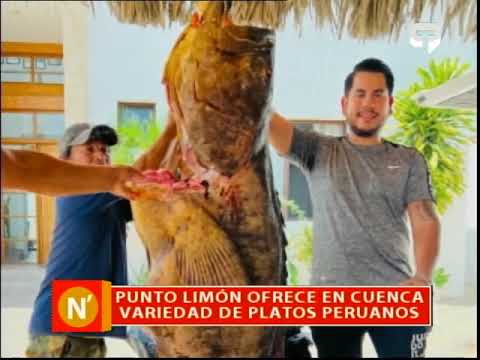 Punto Limón ofrece en Cuenca variedad de platos peruanos
