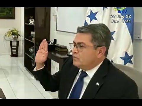 Parlacen juramenta a expresidente Juan Orlando Hernández