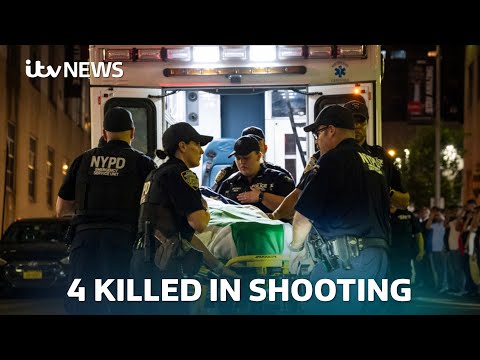 Four people killed in office shooting in Manhattan, New York | ITV News