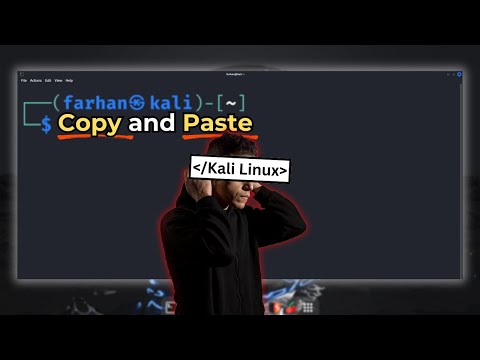 Copy/Paste text in Terminal | Kali Linux (With Keyboard Only)