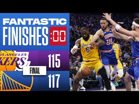 Final 2:29 WILD ENDING Lakers vs Warriors video clip