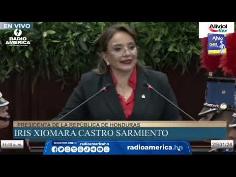 Presidenta de Honduras insta a revisar Ley Tributaria en III Legislatura