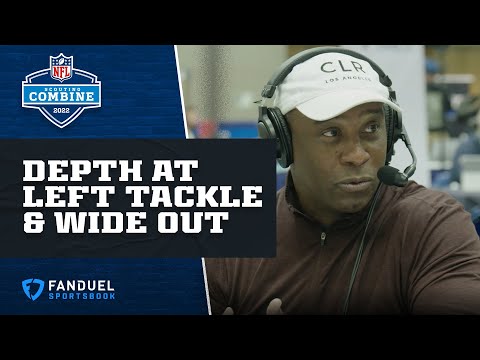 Charles Davis Discusses Left Tackle and Wide Receiver Depth | NFL Combine video clip