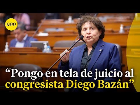 Susel Paredes expresa su indignación sobre el congresista Lizarzaburu
