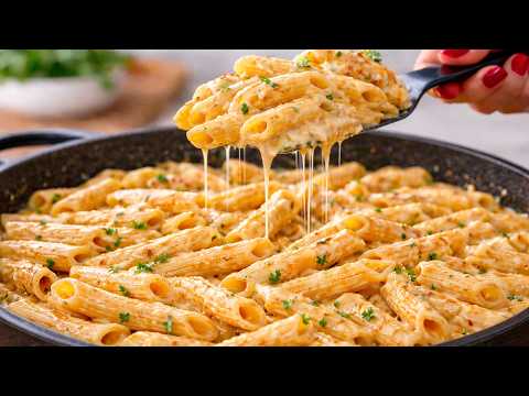 Too Tired to Cook? This Pasta in Creamy Sauce Saves Dinner!