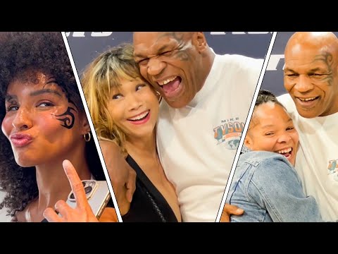 Mike Tyson BEAR HUGS fans for the ULTIMATE “IRON” EXPERIENCE at Meet & Greet