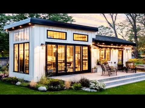 Beautiful small house made from modern containers that makes everyone admire