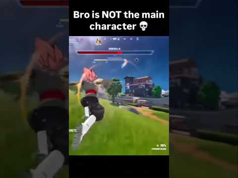 Bro you are not main 💀💀 #fortnite #godzilla #blackgoku