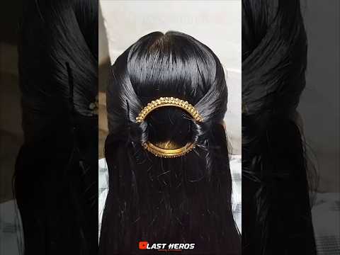 bangle used hack🤯 #shorts #hair #feed #hacks #peinados #google #reels #trenzas #penteados #tranding