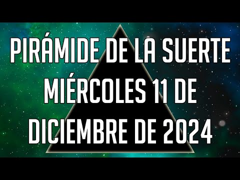 Pirámide de la Suerte para el Miércoles 11 de Diciembre de 2024 - Lotería de Panamá