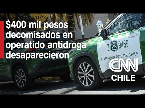 $400 mil se extraviaron en comisaría de Santiago tras operativo antidroga