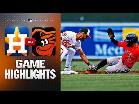 휴스턴 애스트로스 vs 볼티모어 오리올스 Game 1 하이라이트 (4/30/26) | MLB 하이라이트