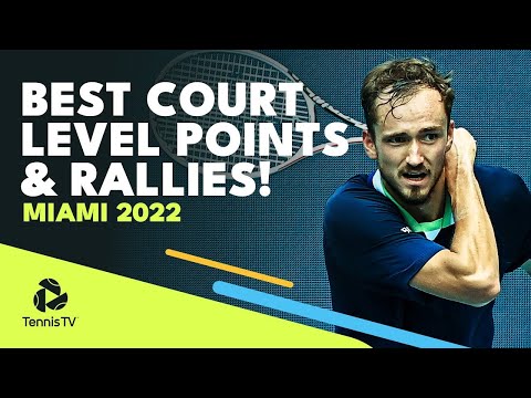 Best Court Level Points & Rallies! | Miami 2022