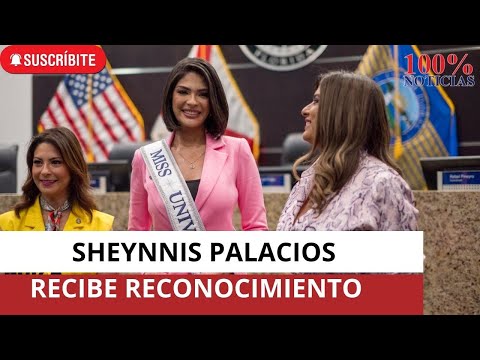 Alcaldesa de ciudad Doral en Miami otorga reconocimiento a  Sheynnis Palacios Miss Universo 2023