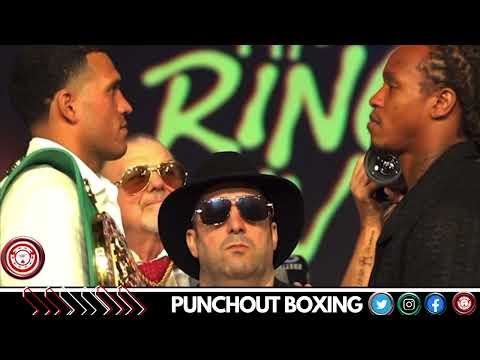 DAVID BENAVIDEZ VS ANTHONY YARDE FACE OFF #benavidezyarde #ringmagazine #queensberrypromotions