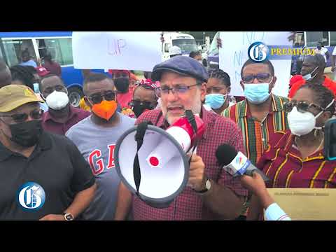 PNP revs up protest for gas tax cap #JamaicaGleaner