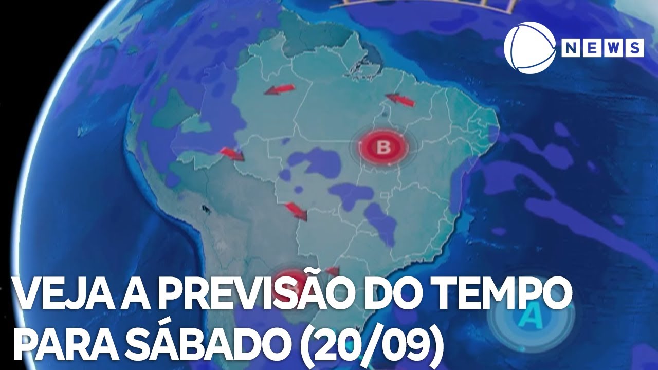 Confira a previsão do tempo para sábado 2009