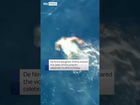 Robert De Niro celebrates birthday with ‘crazy’ yacht dive