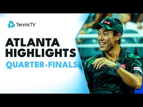 Fritz Faces Nishikori; Eubanks, Humbert, De Minaur in Action | Atlanta 2023 Quarter-Final Highlights