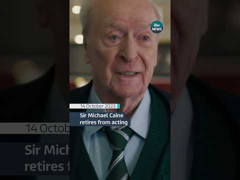Veteran British actor Sir Michael Caine has confirmed he has retired from acting #itvnews